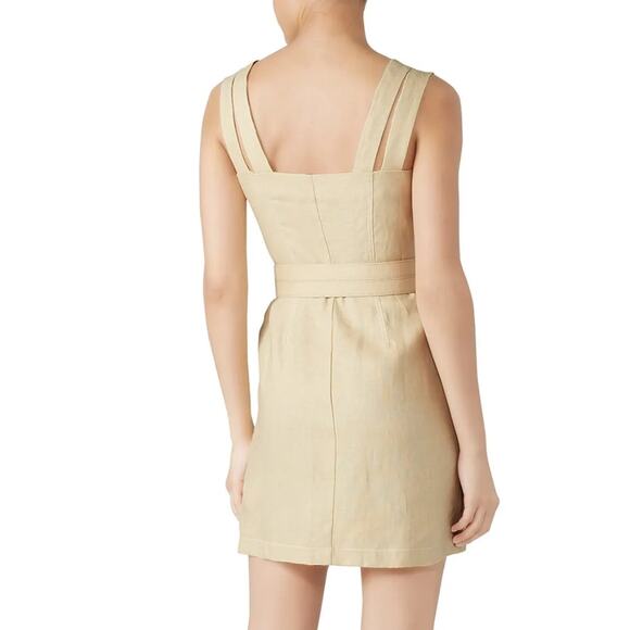 Nicholas Button Front Double Strap in Tan Size 6 - Picture 2 of 3